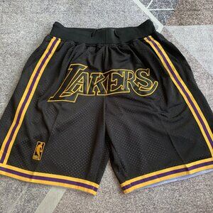 Los Angeles Lakers Black Shorts